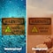 Signmission Hot Surface Sign, 10 in H x 14 in W, Plastic, Very Hot Water With Symbol OS-2PACK-WS-P-1014-L-12449 - alternate 7